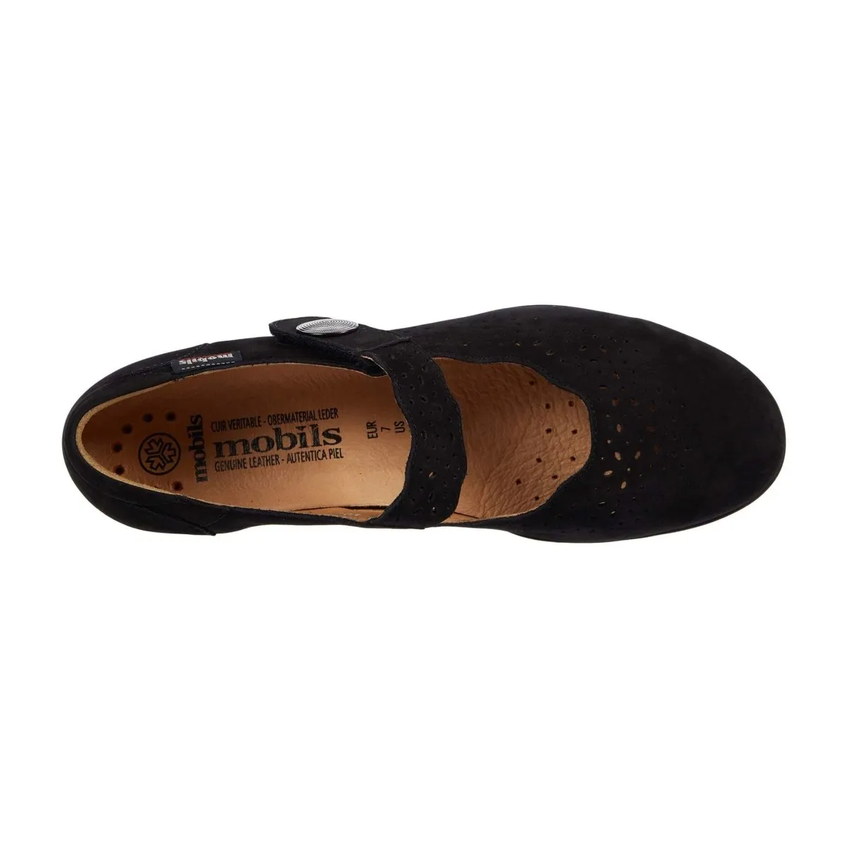 Mephisto Mobils Damen Fabienne Schwarz Nubuck Mephisto Schuhe