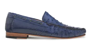 Mezlan Straußenleder Dress Moccasin Jeans