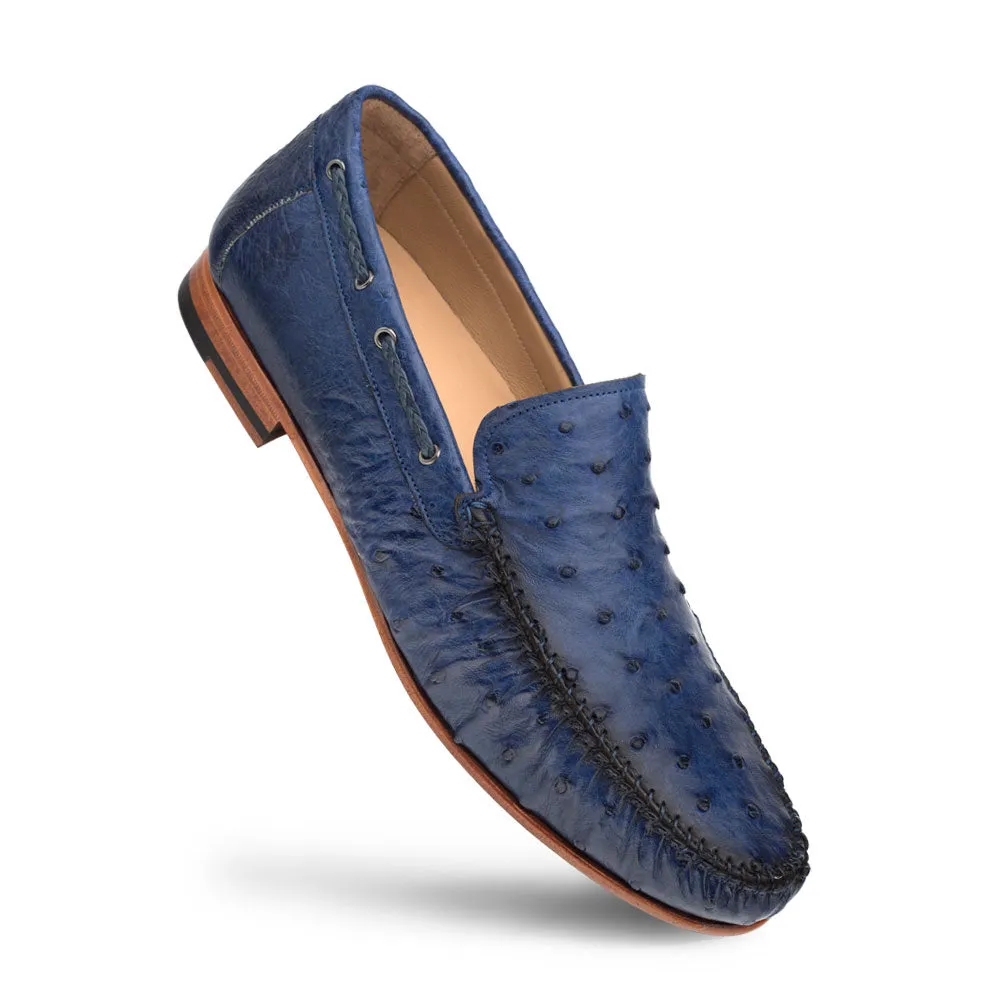 Mezlan Straußenleder Dress Moccasin Jeans