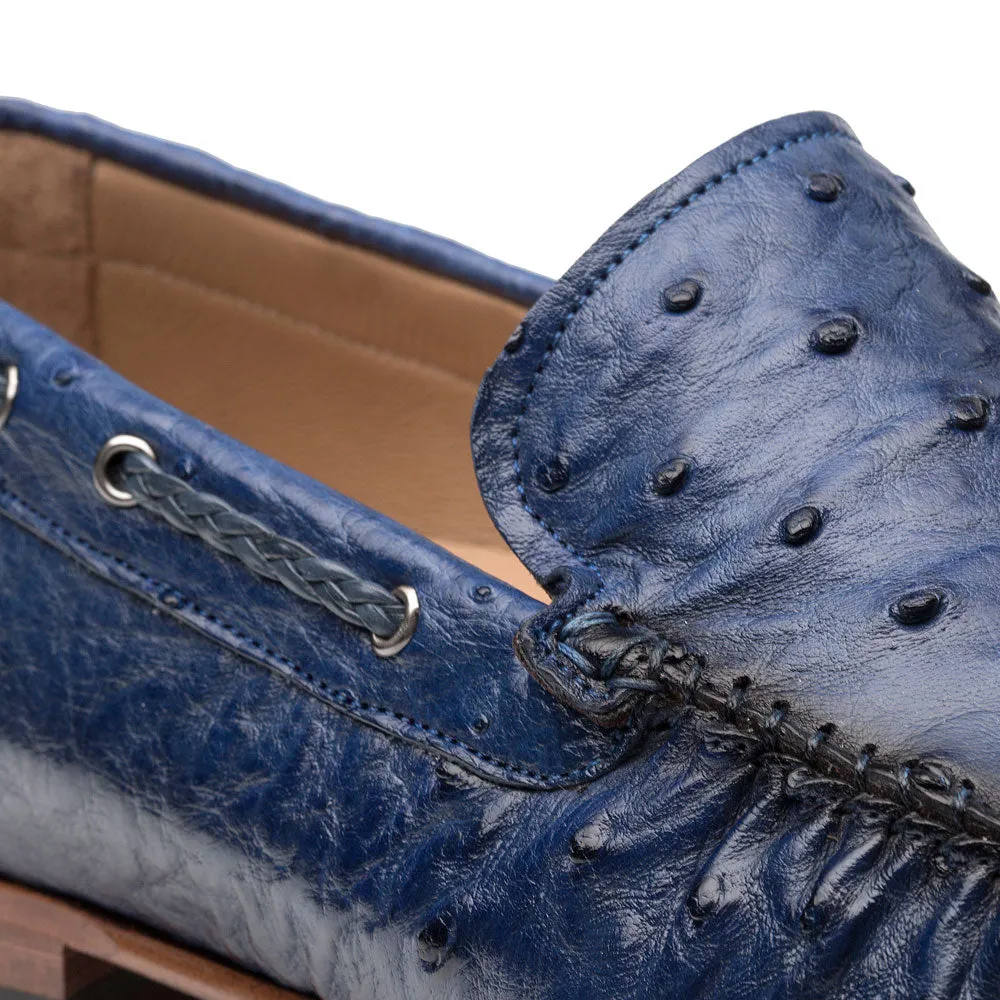 Mezlan Straußenleder Dress Moccasin Jeans