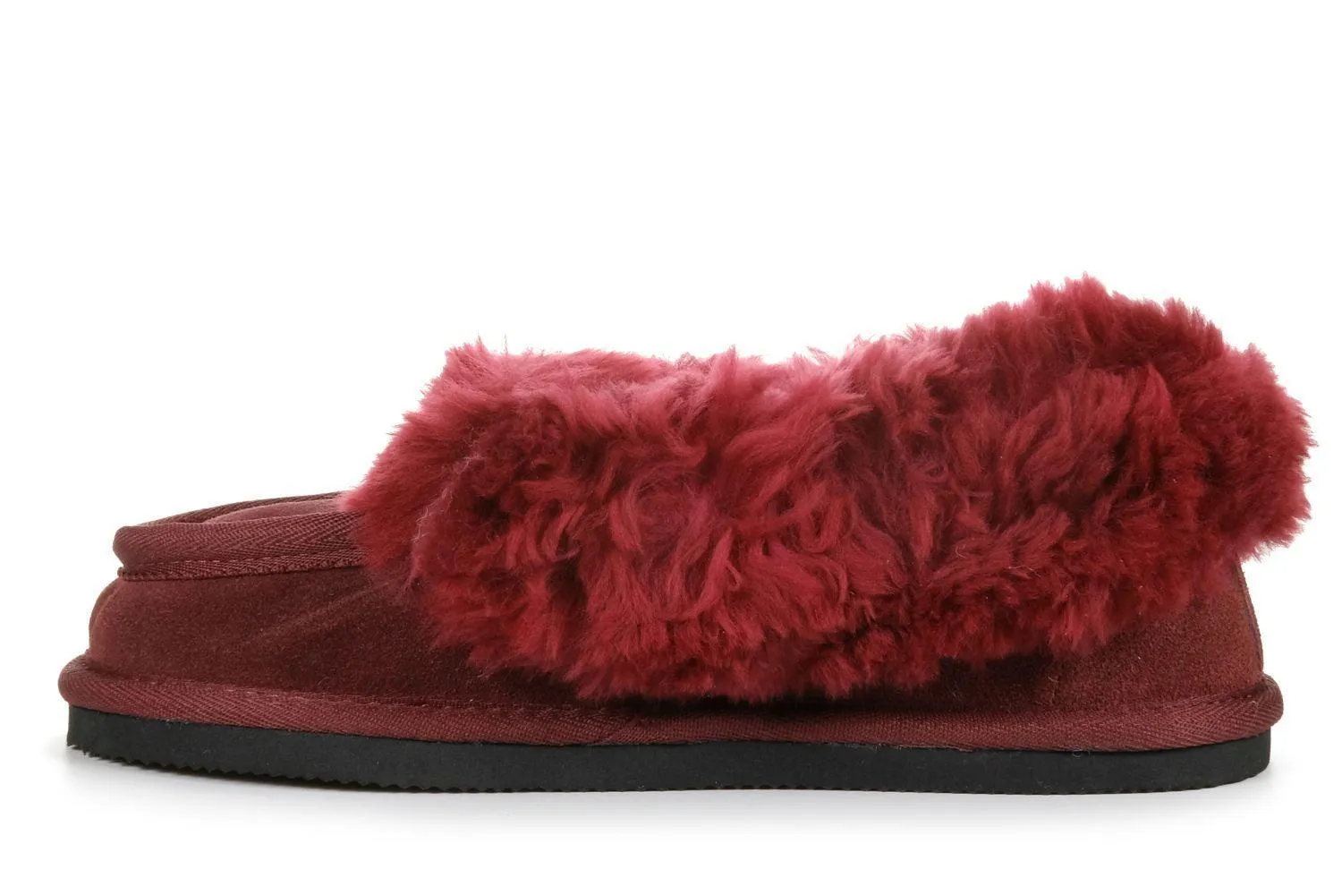 Mi Woollies Klassisches Burgunderrot