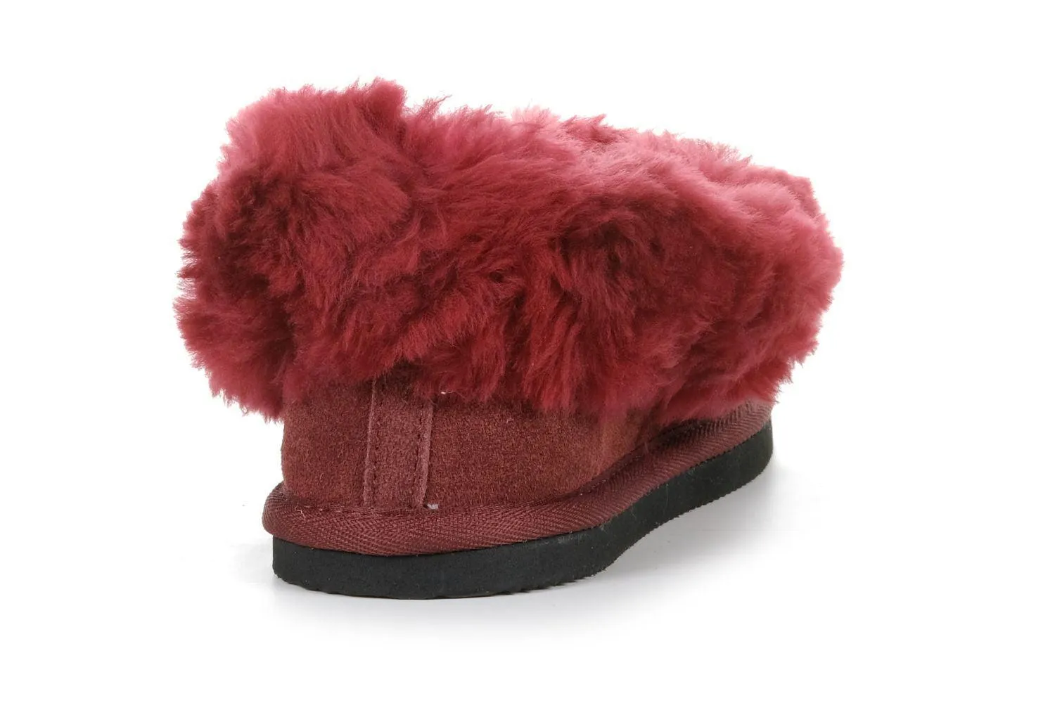 Mi Woollies Klassisches Burgunderrot