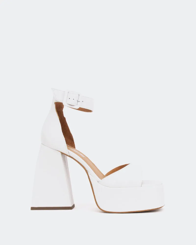 Moore, Weißes Leder/Cuir Blanc