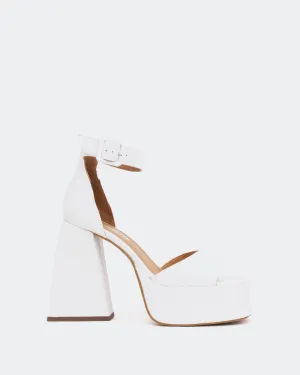 Moore, Weißes Leder/Cuir Blanc