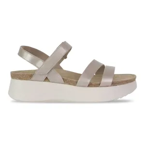 Munro Damen Juniper Taupe Metallic