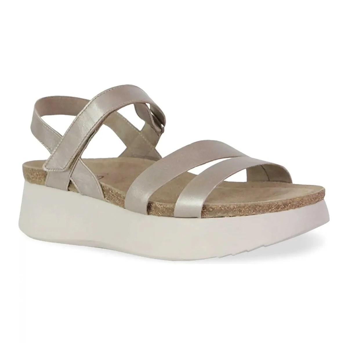 Munro Damen Juniper Taupe Metallic