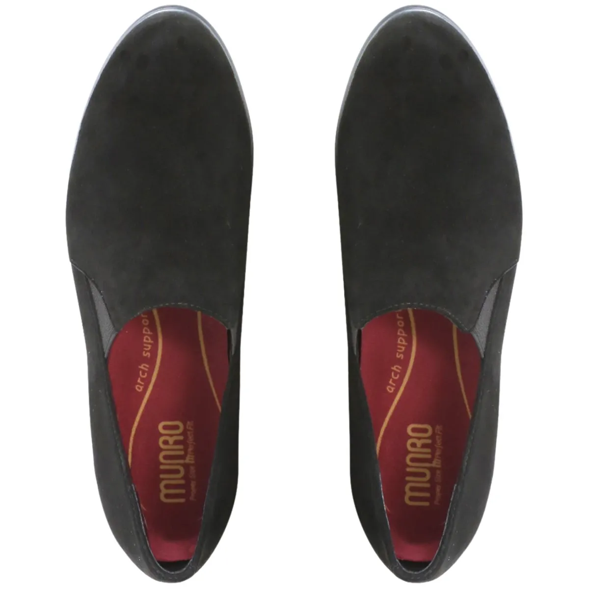 Munro Damen Kam Schwarz Wildleder
