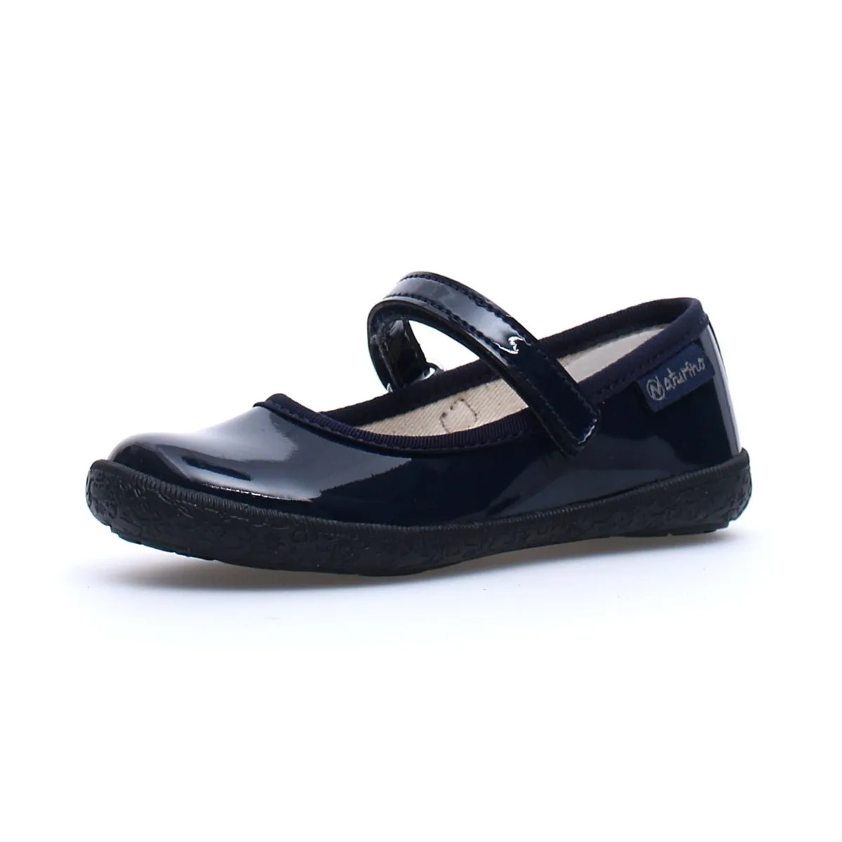 Naturino Mädchen Pavia 61 Marine Lack Mary Jane (Größen 30-35) Naturino Kinderschuhe