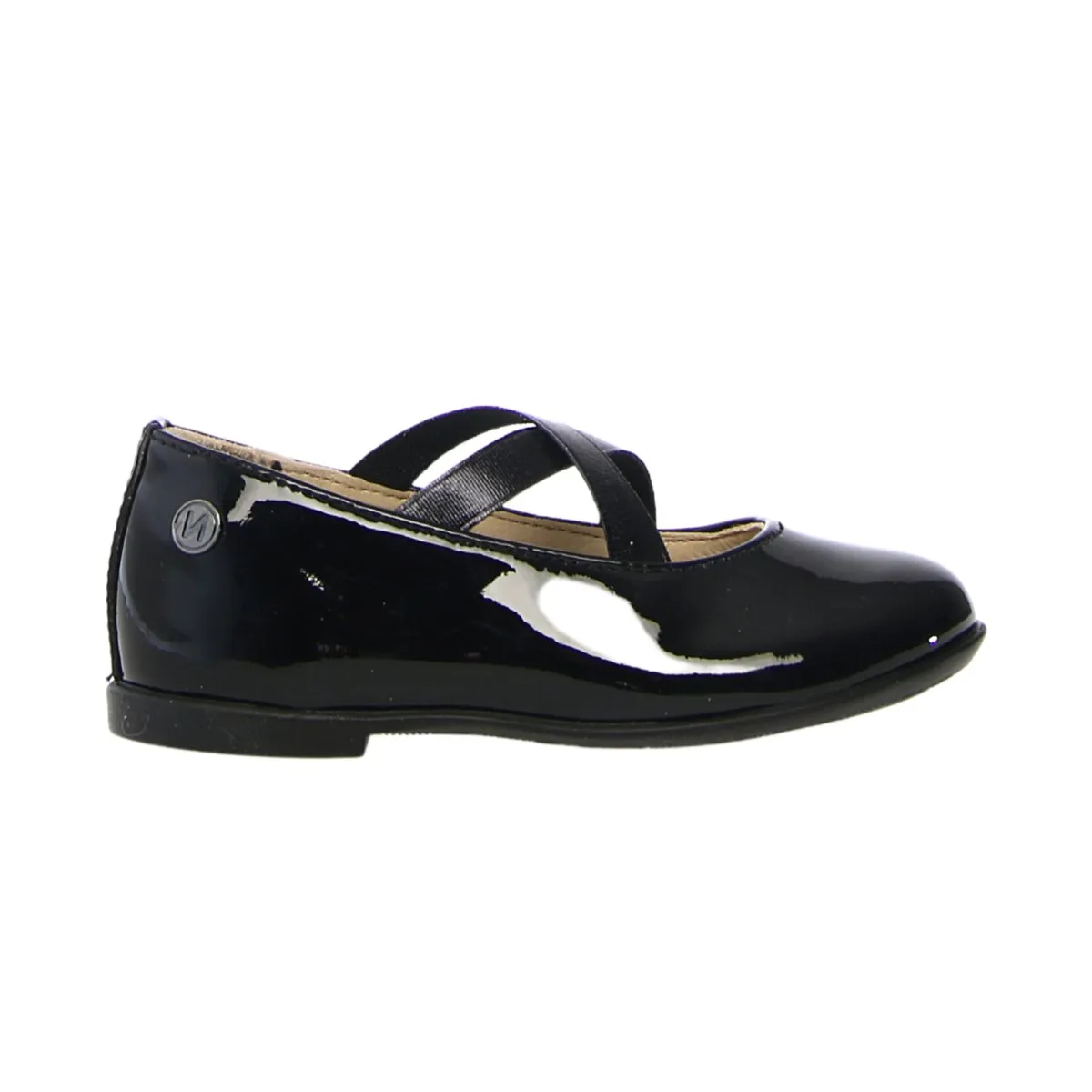 Naturino Mädchen (Größen 29-32) Zeke X Riemen Schwarz Glattleder Naturino Kinderschuhe