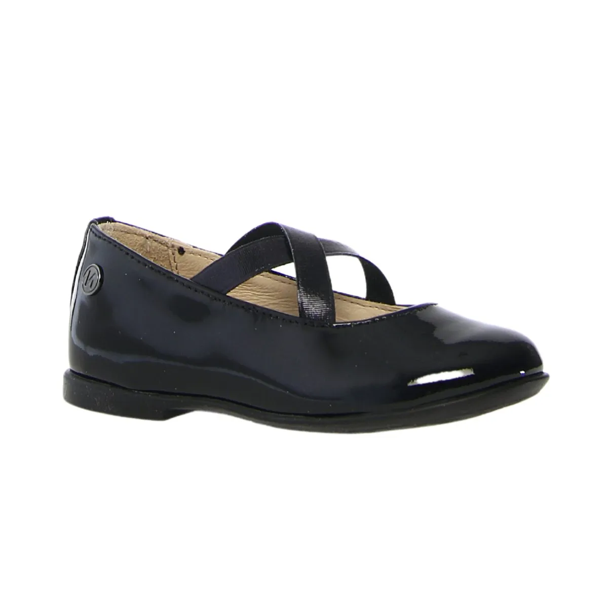 Naturino Mädchen (Größen 29-32) Zeke X Riemen Schwarz Glattleder Naturino Kinderschuhe