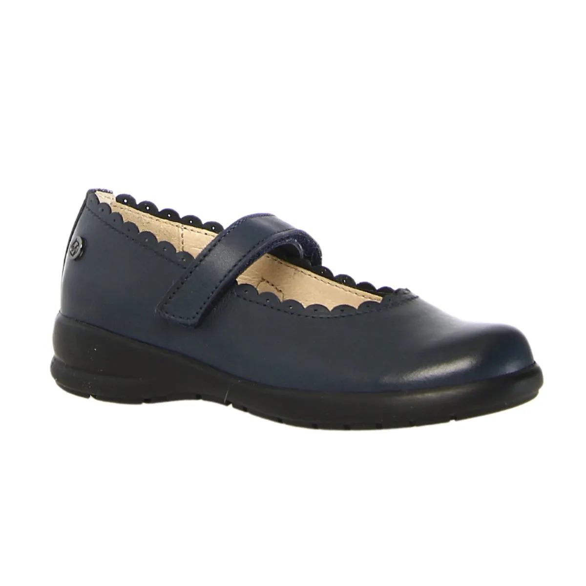 Naturino Mädchen (Größen 33-35) Jelki Marineblau Muschel-Mary Jane Naturino Kinderschuhe