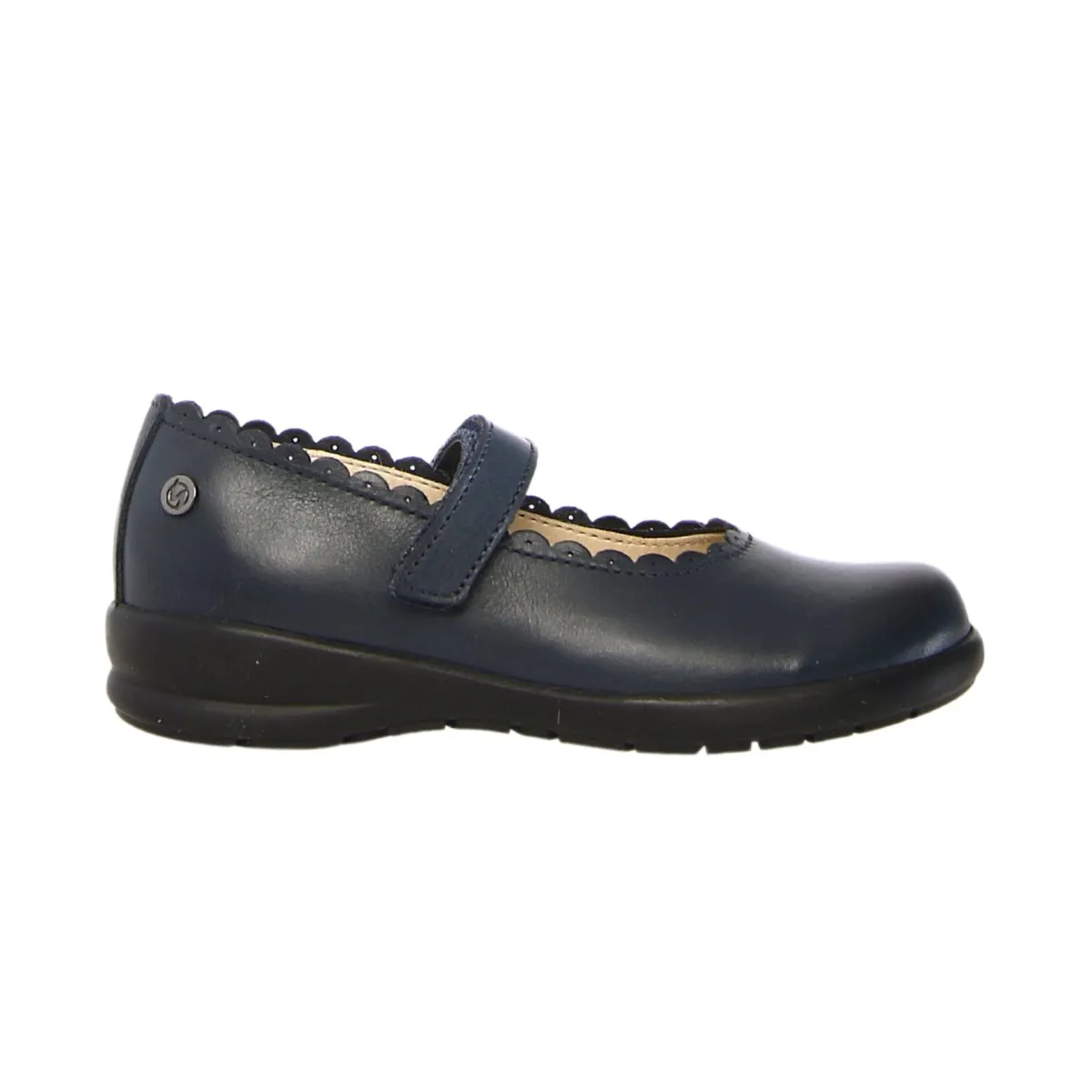 Naturino Mädchen (Größen 33-35) Jelki Marineblau Muschel-Mary Jane Naturino Kinderschuhe