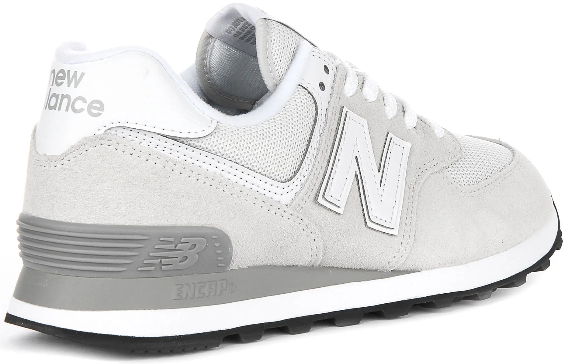 New Balance WL574 EVW in Grau Weiß für Damen Schuhe New Balance