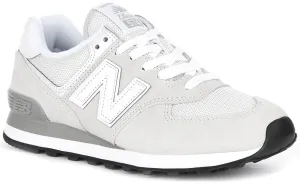 New Balance WL574 EVW in Grau Weiß für Damen Schuhe New Balance