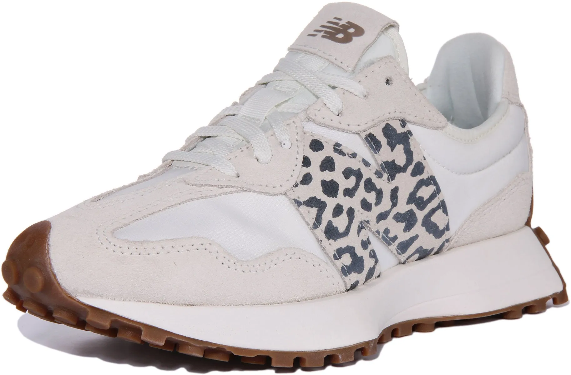 New Balance WS 327 PJ in Weißem Leopardenmuster für Damen Schuhe New Balance