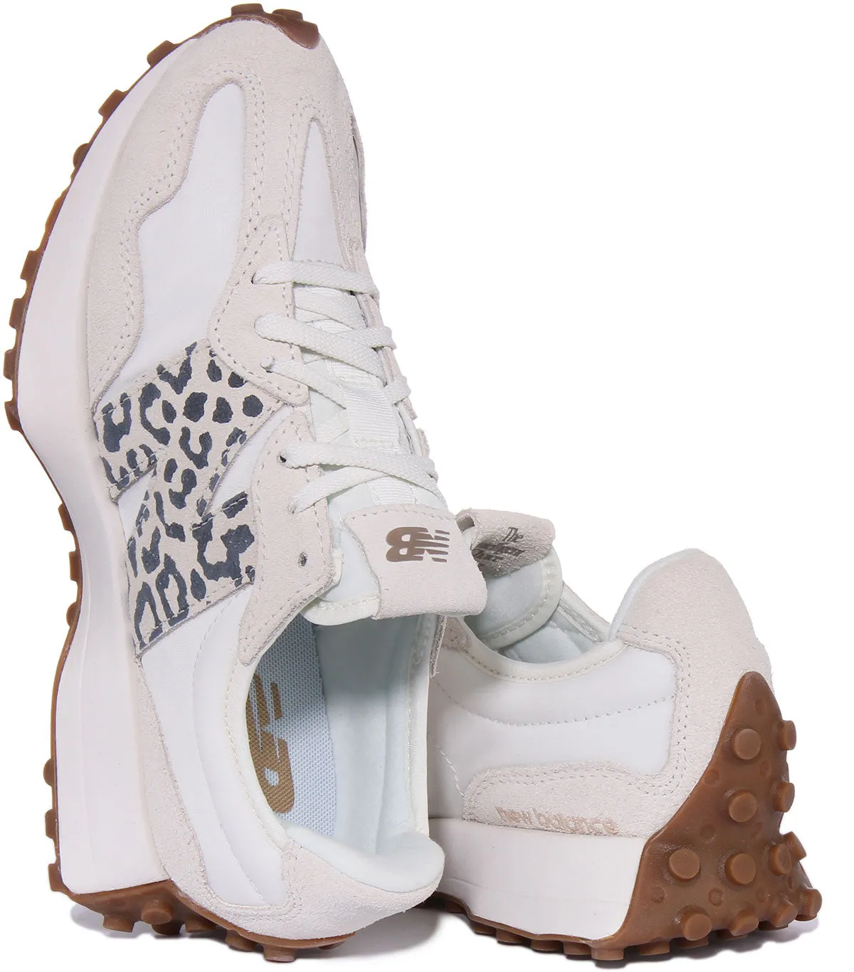 New Balance WS 327 PJ in Weißem Leopardenmuster für Damen Schuhe New Balance