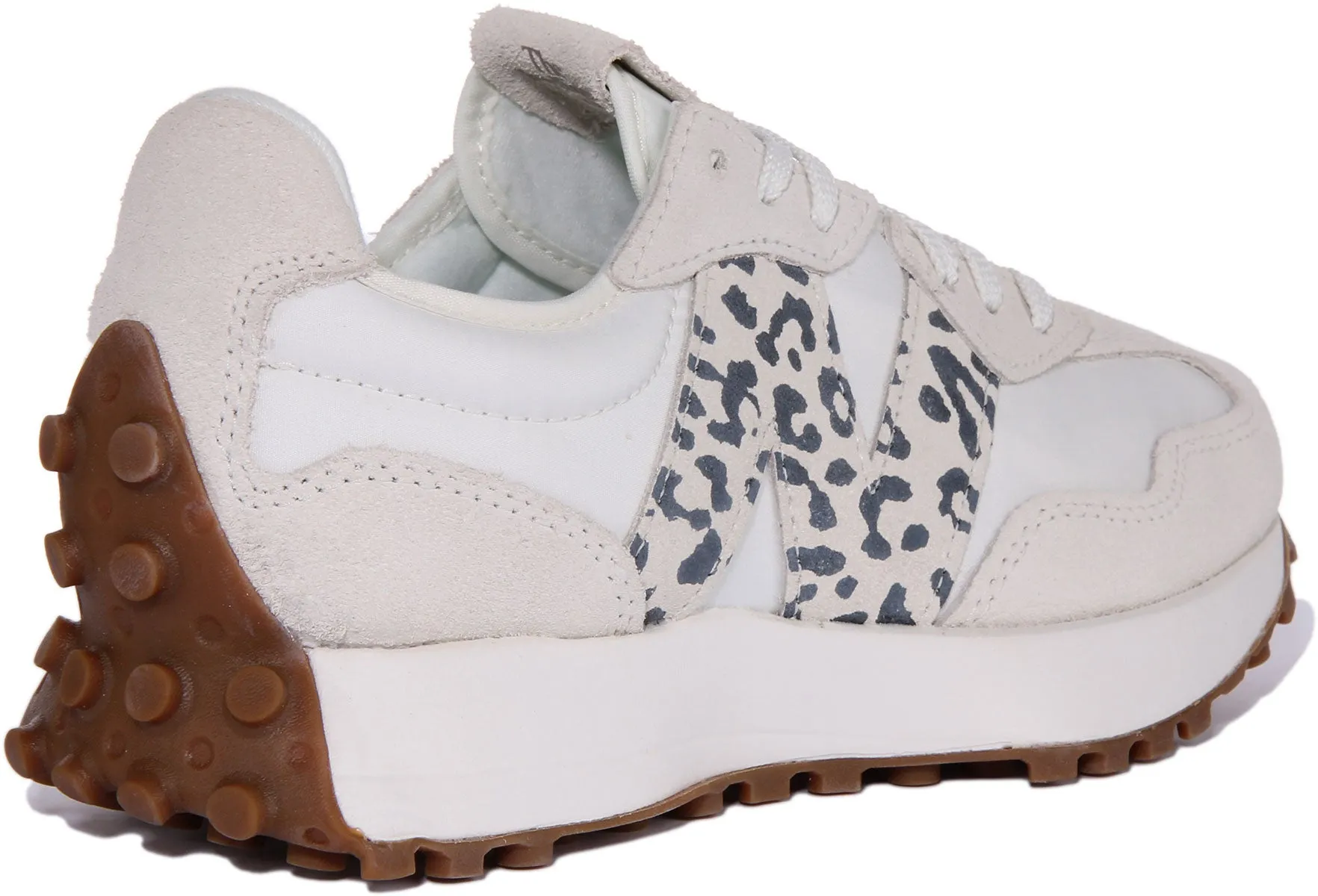 New Balance WS 327 PJ in Weißem Leopardenmuster für Damen Schuhe New Balance