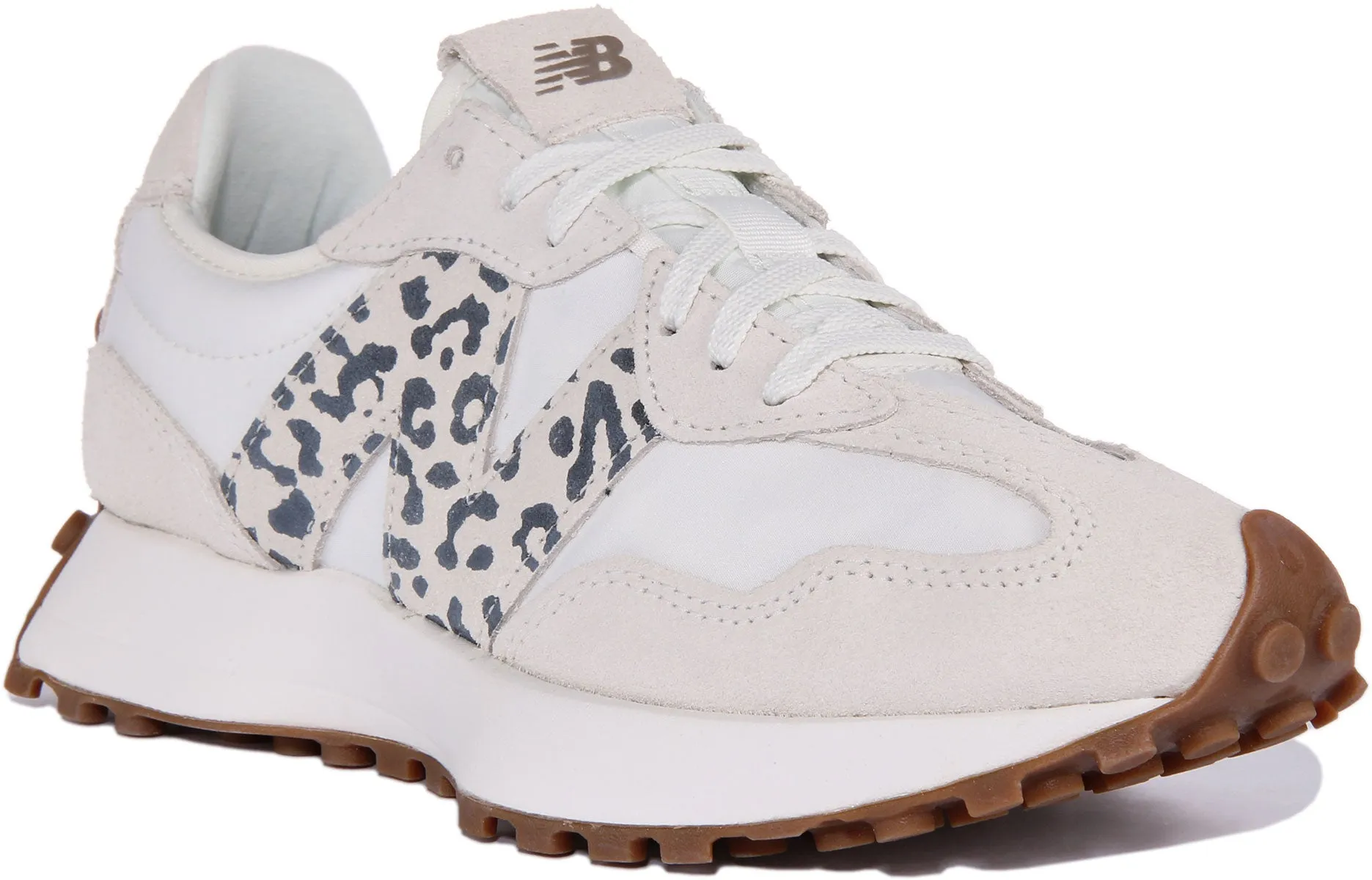 New Balance WS 327 PJ in Weißem Leopardenmuster für Damen Schuhe New Balance