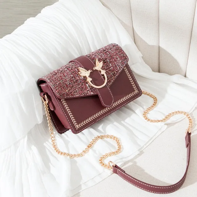 Neue modische Luxus-Kettenschultertaschen Mini-Crossbody-Taschen für Damen Vintage Hochwertige Reißverschluss-Handtaschen Tragetaschen Damen Klappengeldbörse Fashion Nova Taschen