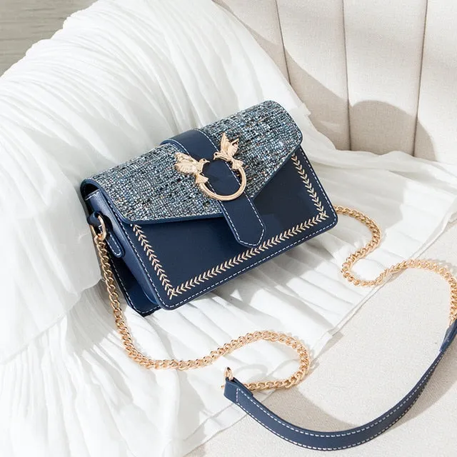 Neue modische Luxus-Kettenschultertaschen Mini-Crossbody-Taschen für Damen Vintage Hochwertige Reißverschluss-Handtaschen Tragetaschen Damen Klappengeldbörse Fashion Nova Taschen