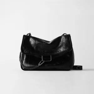 Neue Rhombus Black Rock Soft Single Schulter Schräge Spannkette Tasche Luxus Handtaschen für Damen 2020 PU Leder Messenger Bag Fashion Nova Taschen