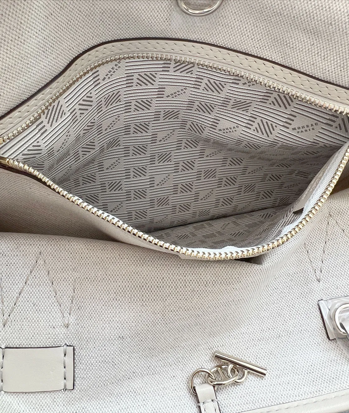 NEUE Saint Tropez Open Tote GM, Champagner Moreau Taschen