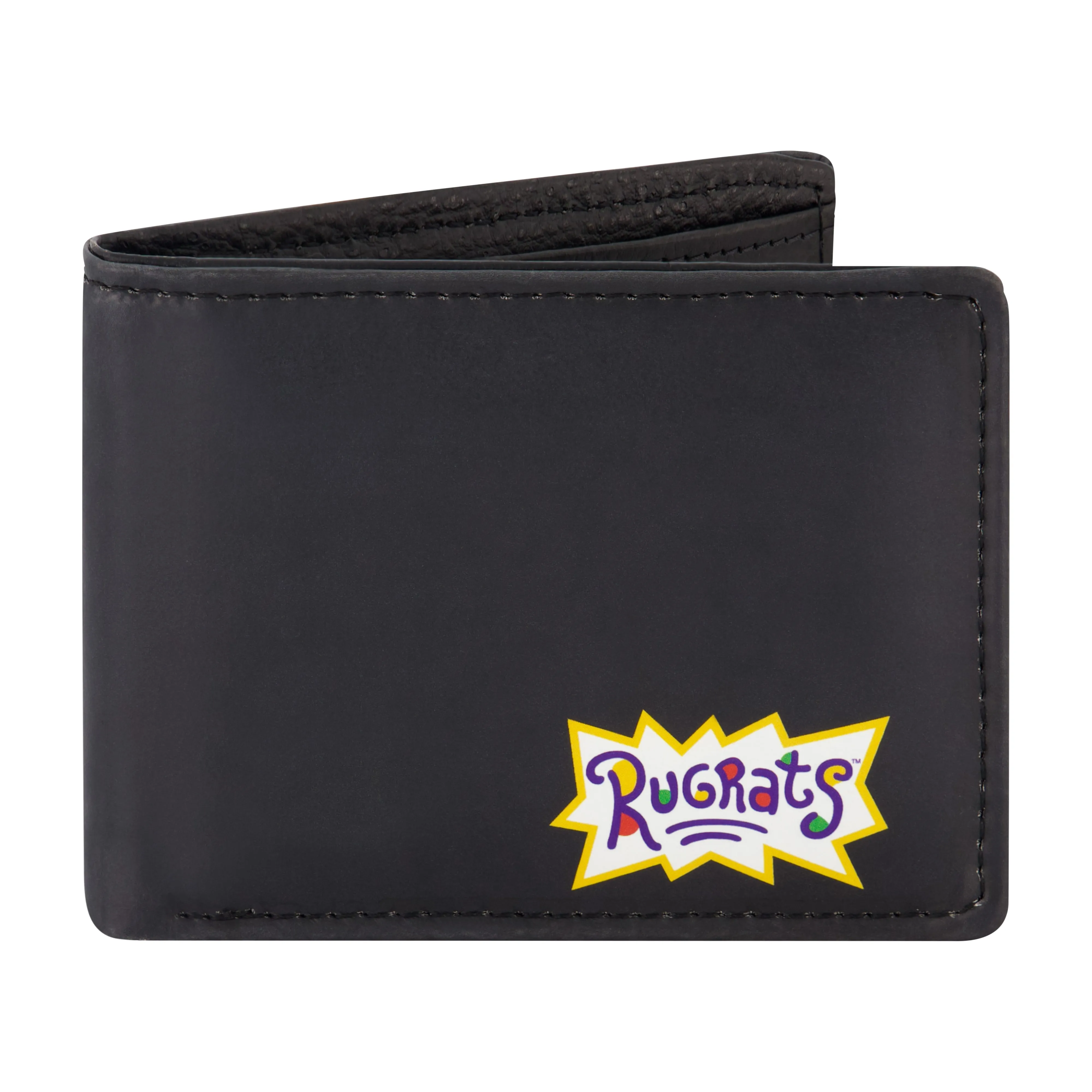 Nickelodeon RUGRATS LOGO Brieftasche mit zwei Fächern, schlanke Geldbörse mit dekorativer Dose für Herren und Damen, ecco Schuhe
