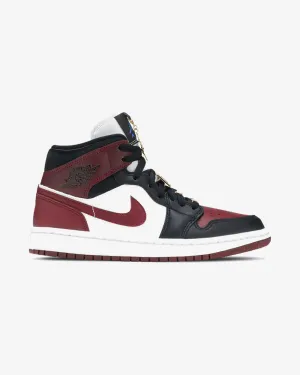 NIKE AIR JORDAN1 MID ANHÄNGER ROTE BETE BORDEAUX