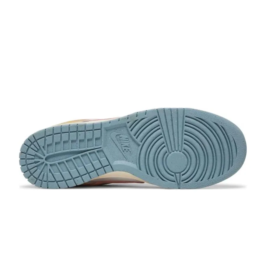 Nike Dunk Low Oxidiertes Weiß Rosa Blau Nike Dunk