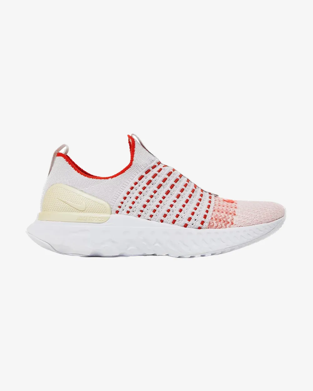 NIKE REACT PHANTOM RUN FLYKNIT 2 DAMEN GRAU ORANGE