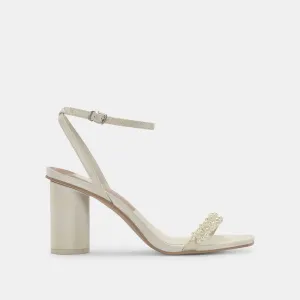 NORY HEELS VANILLA PERLEN
