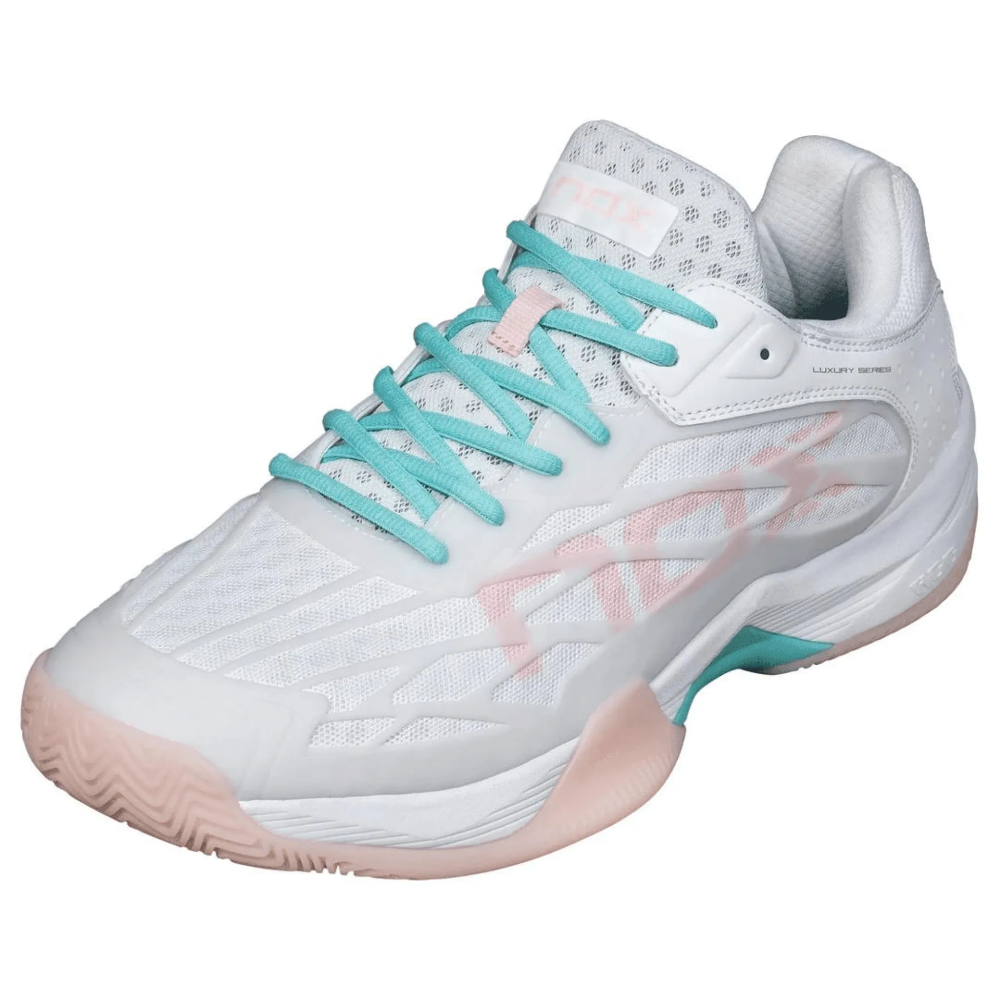 Nox AT10 LUX WEIß/POTPURRI Damen Padel Schuhe