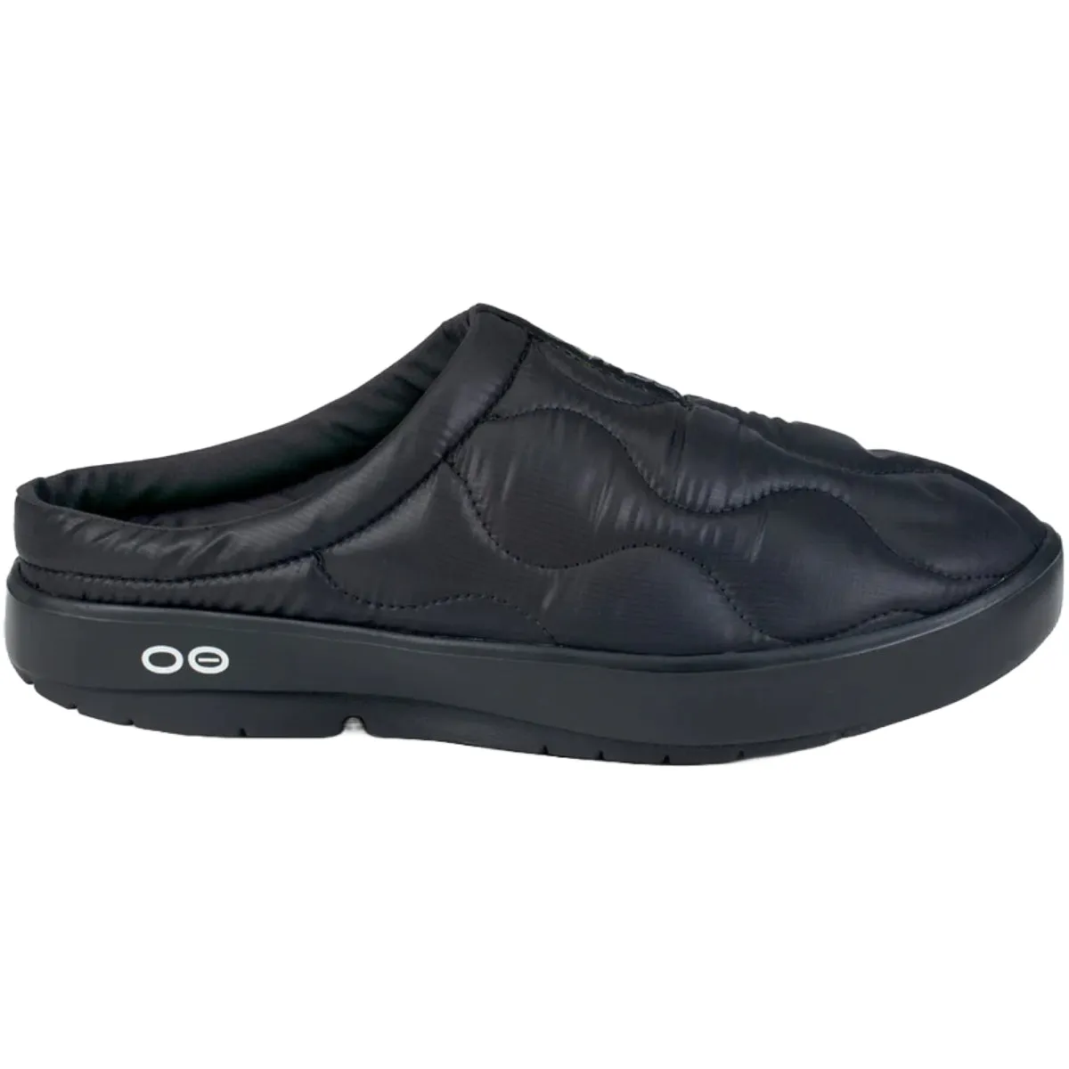 OOfos OOcoozie Damen Thermo Pantoffel - Schwarze Schuhe Oofos Damen
