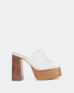 Overboard Off White Leder/Cuir Blanc Cassé