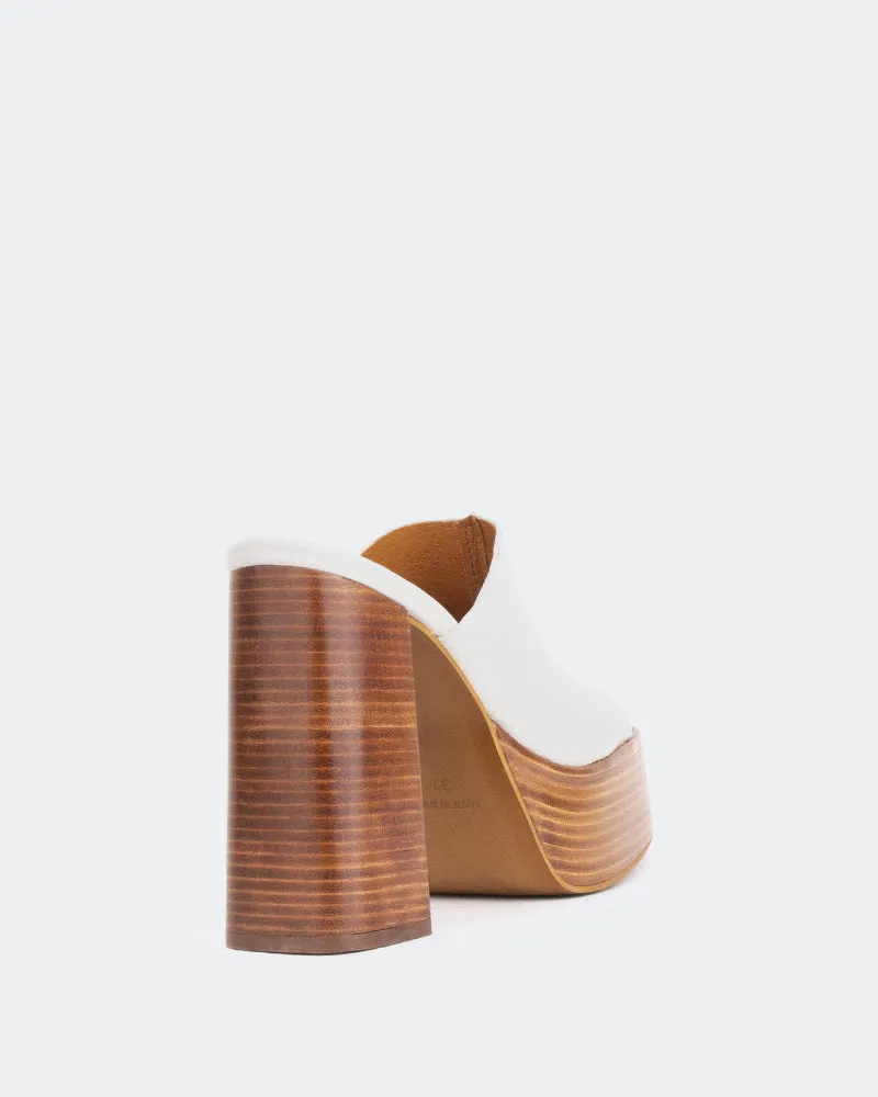 Overboard Off White Leder/Cuir Blanc Cassé
