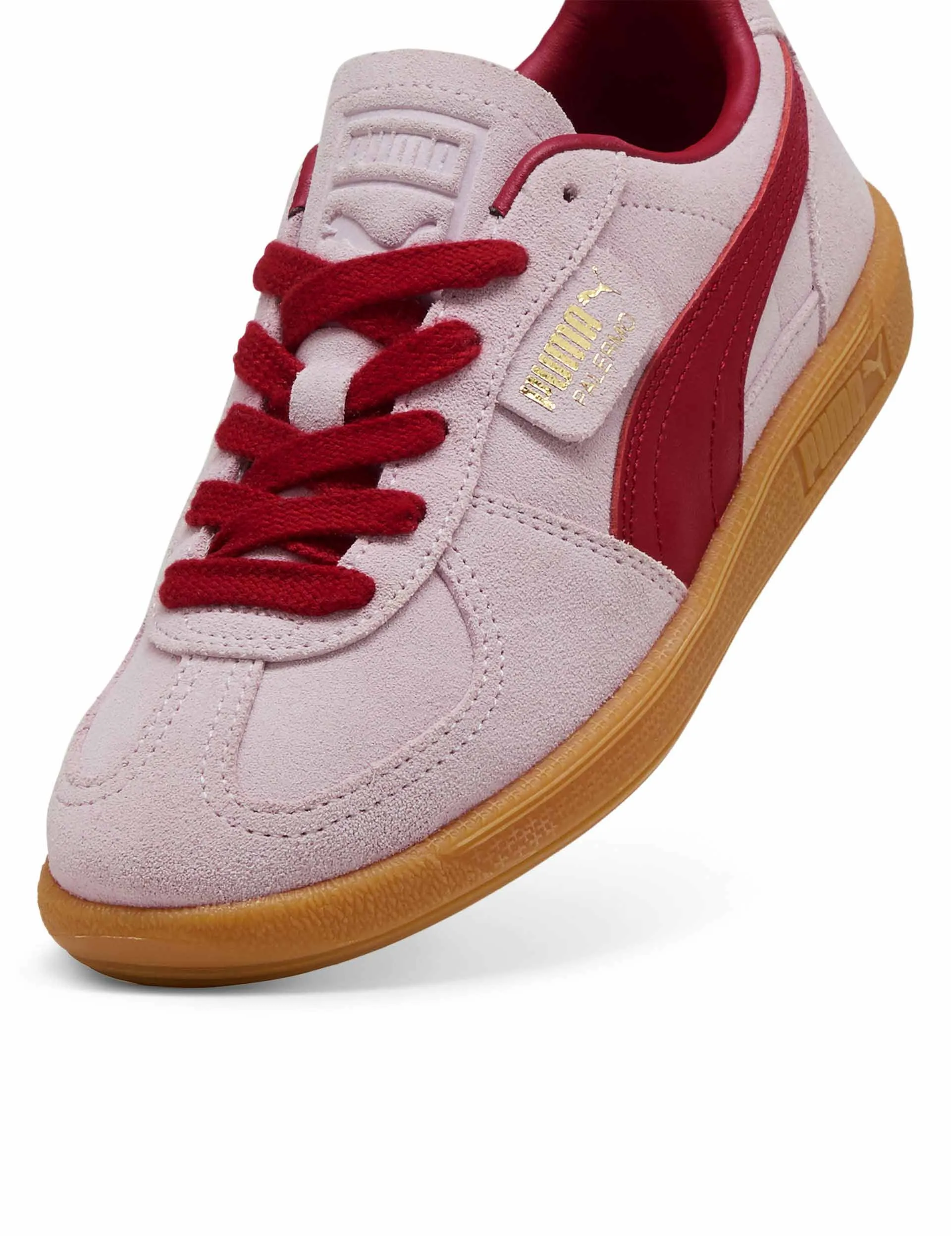 Palermo Sneakers - Rosig Mauve/Dunkles Karmesin
