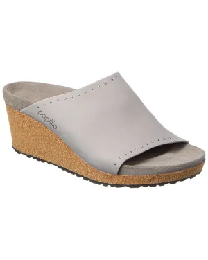 Papillio von Birkenstock Namica Nieten Schmale Leder Keil-Sandalette