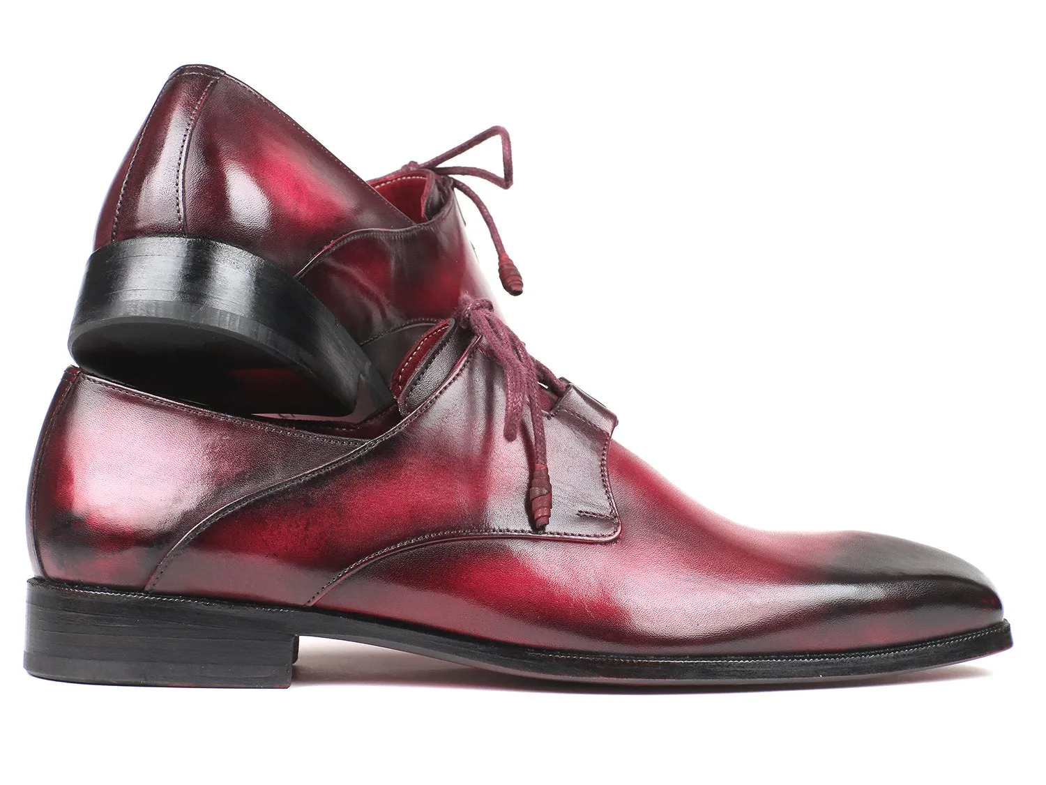 Paul Parkman Schuhe Paul Parkman Herren Ghillie Schnürung Anzugsschuhe in Bordeaux