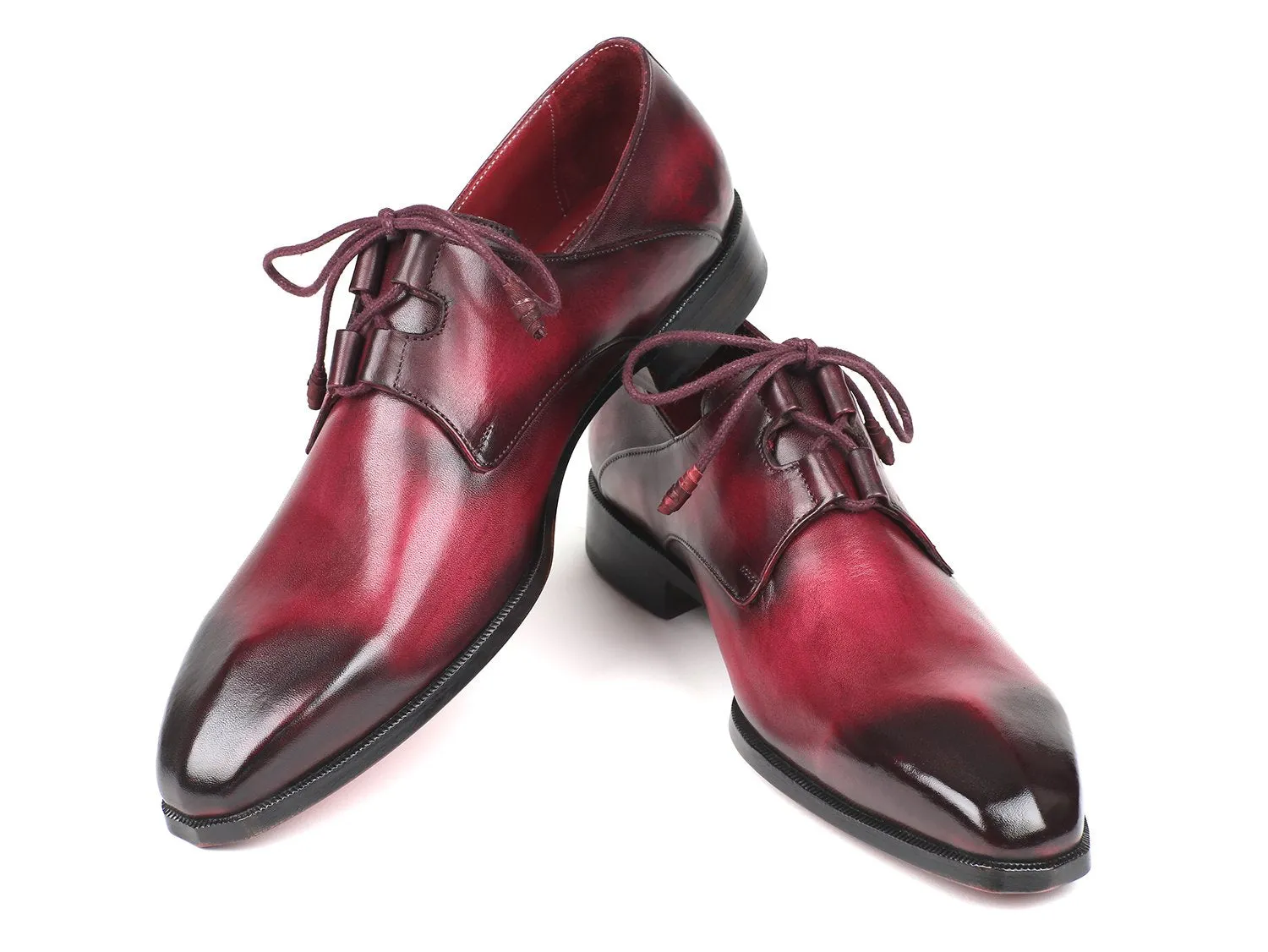 Paul Parkman Schuhe Paul Parkman Herren Ghillie Schnürung Anzugsschuhe in Bordeaux