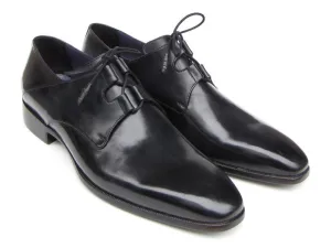 Paul Parkman Schuhe Paul Parkman Herren Ghillie Schnürung Handbemalte Lederschuhe in Schwarz