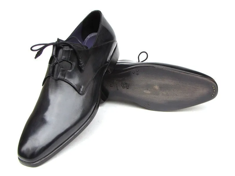Paul Parkman Schuhe Paul Parkman Herren Ghillie Schnürung Handbemalte Lederschuhe in Schwarz