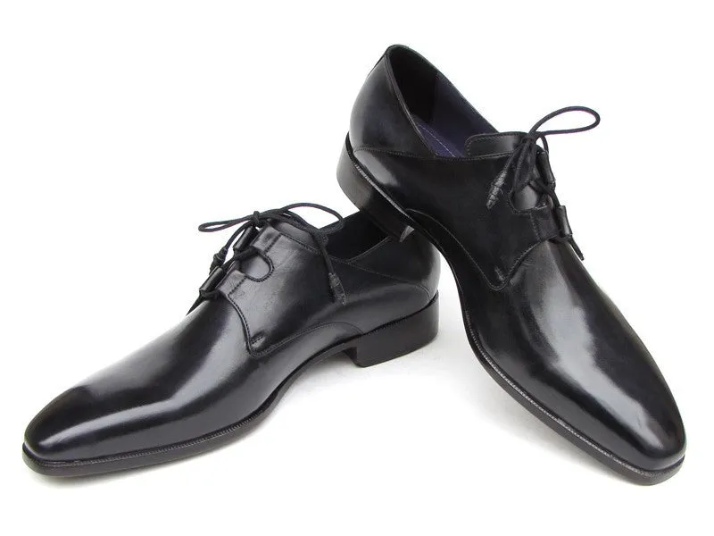 Paul Parkman Schuhe Paul Parkman Herren Ghillie Schnürung Handbemalte Lederschuhe in Schwarz