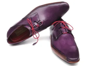 Paul Parkman Schuhe Paul Parkman Herren Ghillie Schnürung Seitliche Anzugsschuhe in Lila
