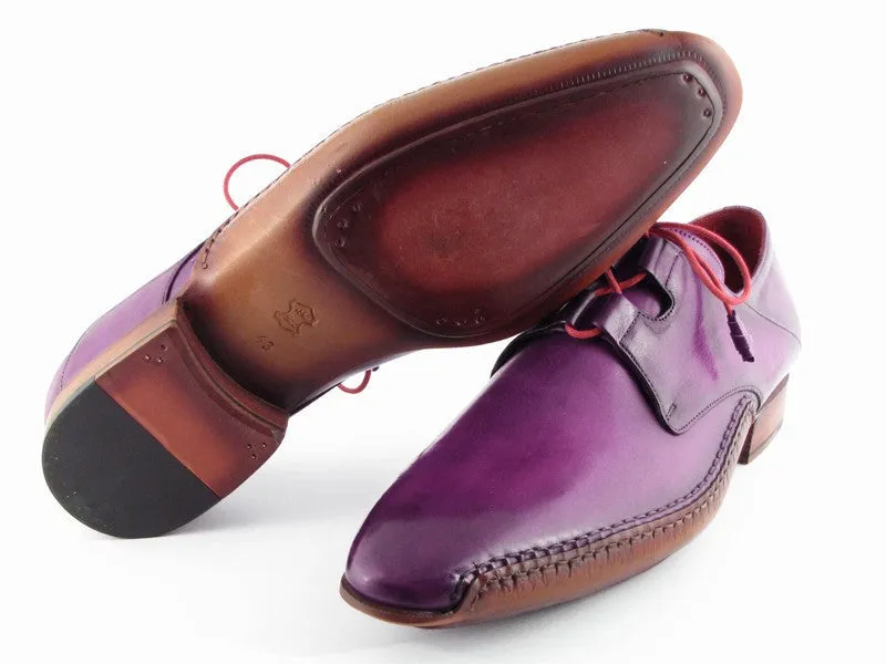 Paul Parkman Schuhe Paul Parkman Herren Ghillie Schnürung Seitliche Anzugsschuhe in Lila
