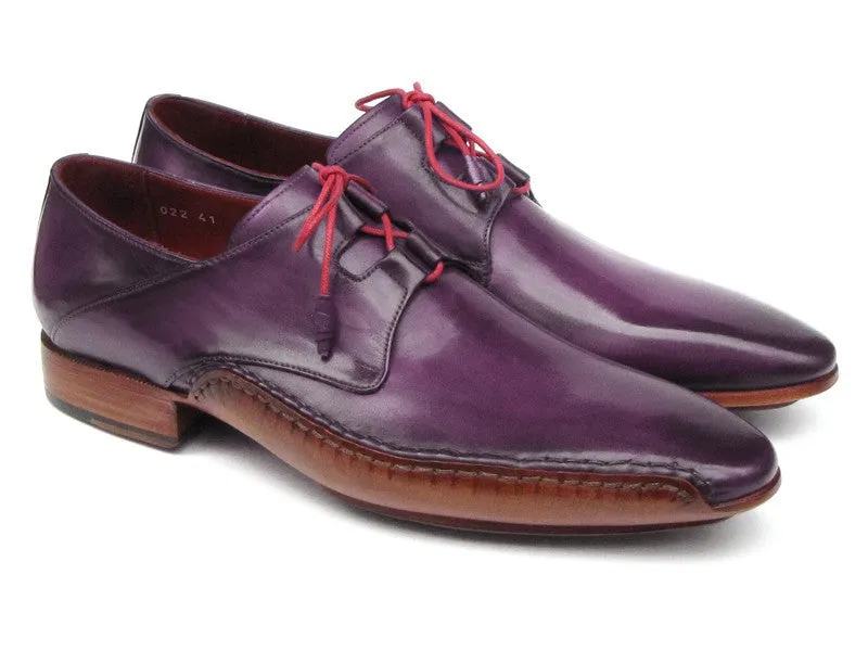 Paul Parkman Schuhe Paul Parkman Herren Ghillie Schnürung Seitliche Anzugsschuhe in Lila