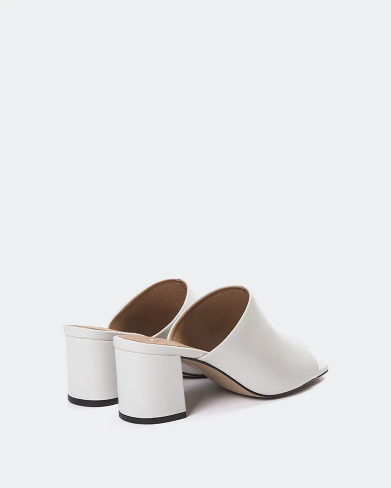 Pelham Off-White Leder