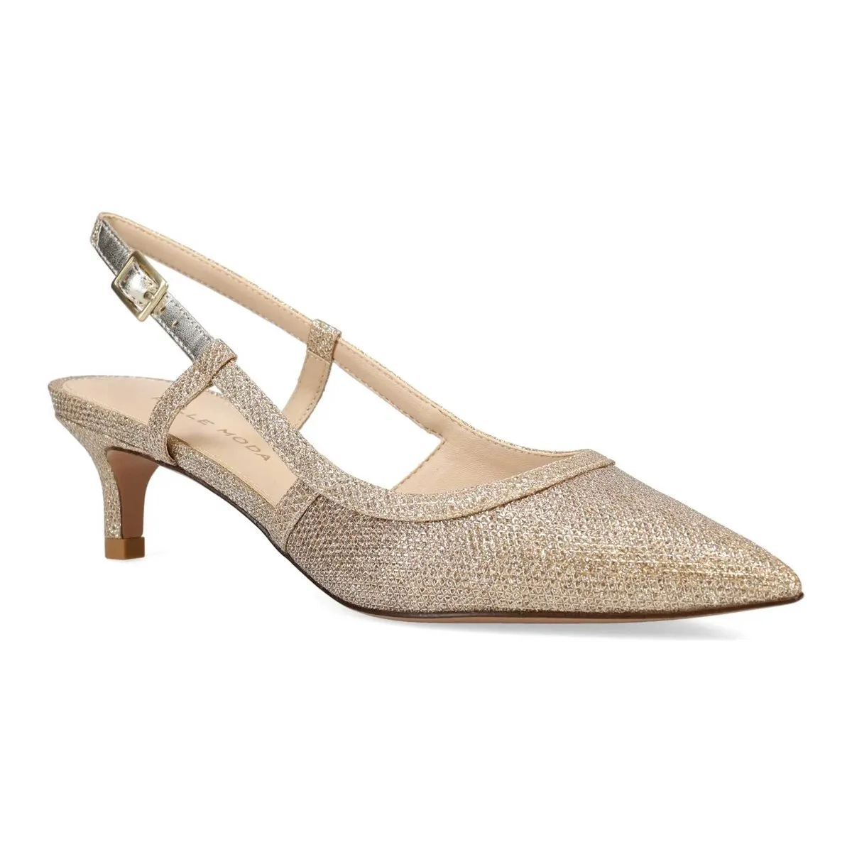 Pelle Moda Damen Deena 2 Platin Gold Textil