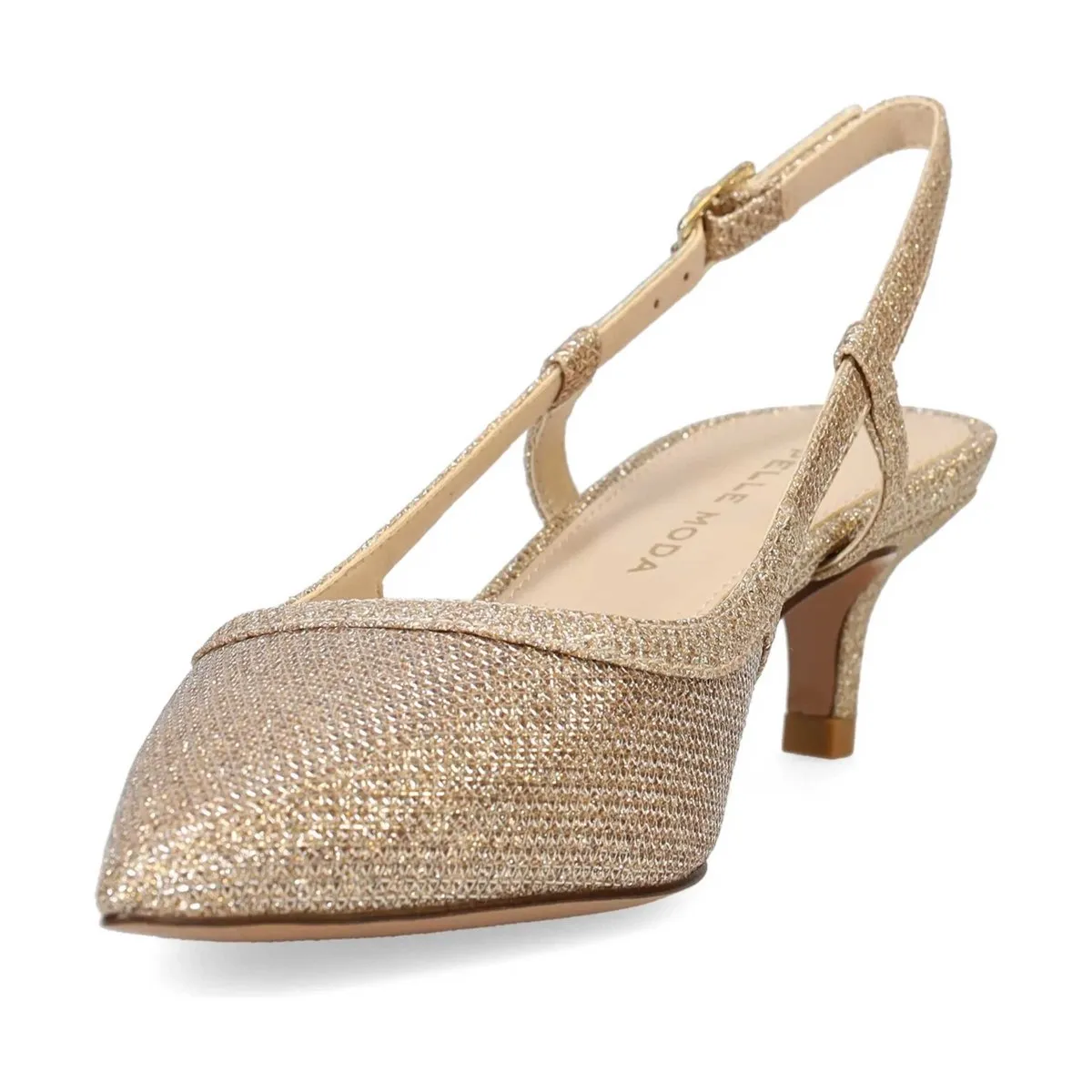 Pelle Moda Damen Deena 2 Platin Gold Textil