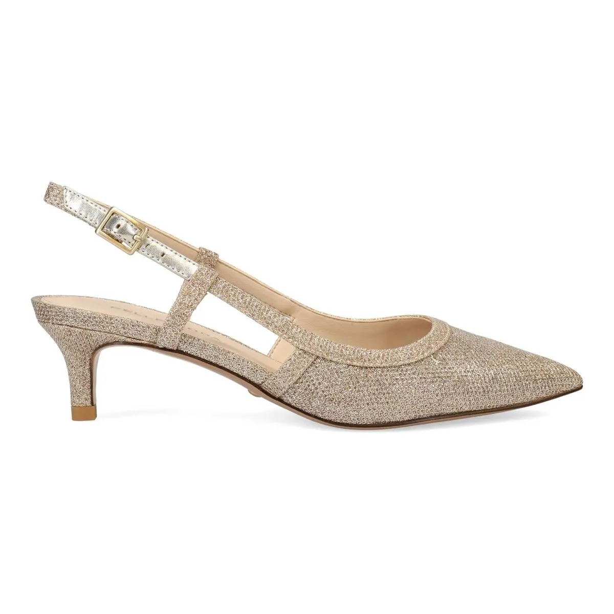 Pelle Moda Damen Deena 2 Platin Gold Textil