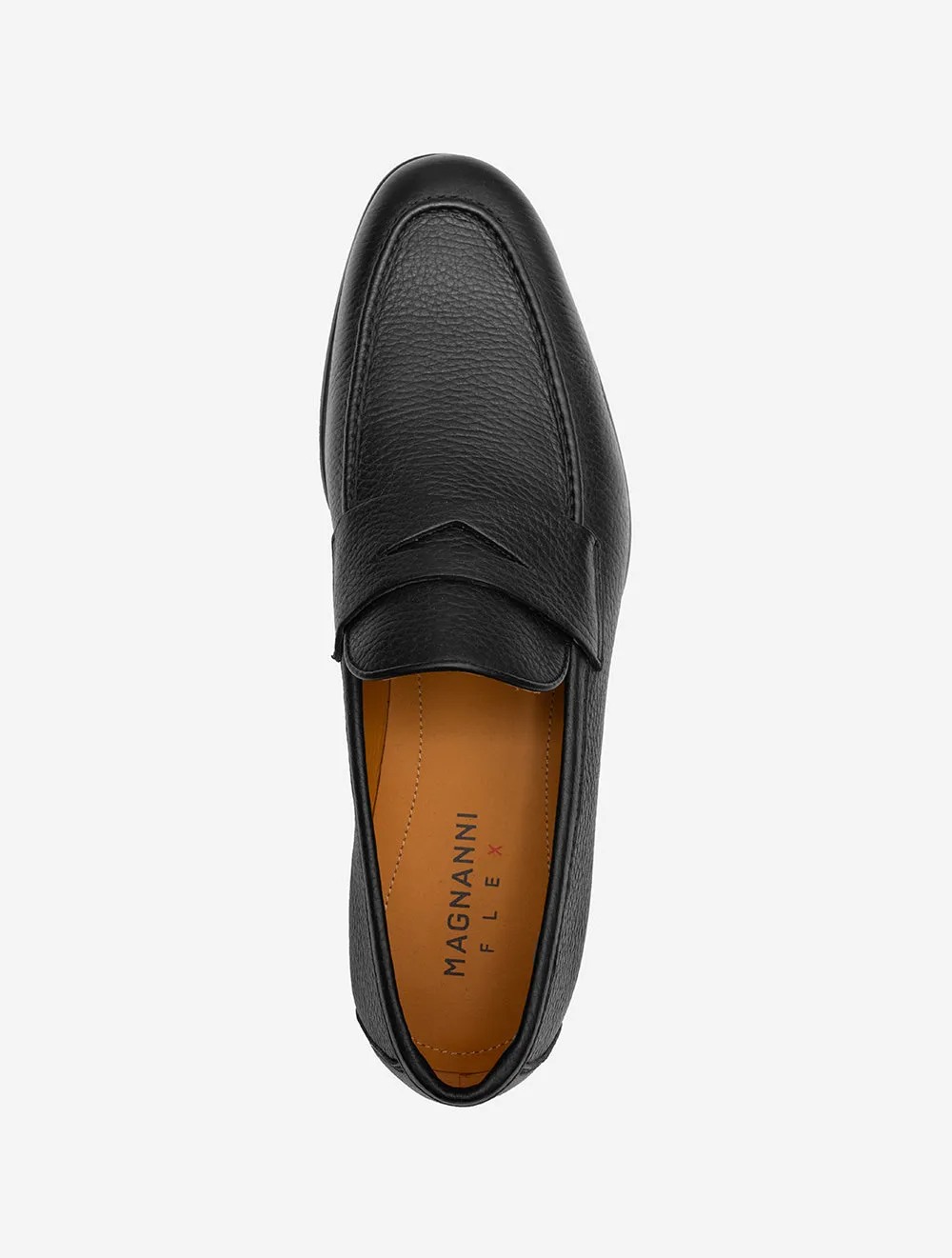 Penny Loafer Leder Schwarz